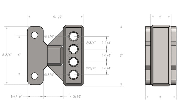 Bulletproof Weight Distribution Hitch Bracket, Attaches Sway Control Head to Bulletproof Hitch – WEIGHTDIST
