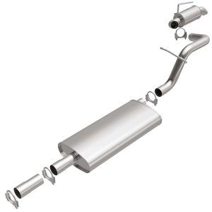 Bre Exhaust Exhaust System Kit, Direct-Fit Exhaust Series Cat-Back System, Aluminized Steel, With Mufflers, 2-1/2 Inch Pipe Diameter – 106-0047