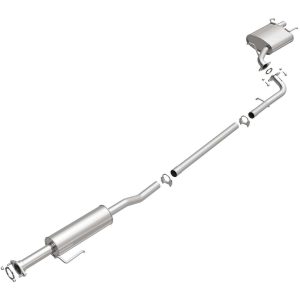 Bre Exhaust Exhaust System Kit, Direct-Fit Exhaust Series Cat-Back System, Aluminized Steel, With Mufflers, 2 Inch Pipe Diameter – 106-0078