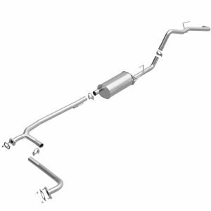 Bre Exhaust Exhaust System Kit, Direct-Fit Exhaust Series Cat-Back System, Aluminized Steel, With Muffler, 2-1/2 Inch Pipe Diameter – 106-0144