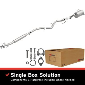 Bre Exhaust Exhaust System Kit, Direct-Fit Exhaust Series Cat-Back System, Aluminized Steel, With Mufflers, 2-1/4 Inch Pipe Diameter – 106-0162