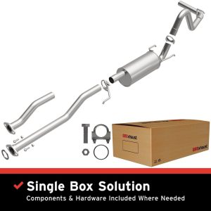 Bre Exhaust Exhaust System Kit, Direct-Fit Exhaust Series Cat-Back System, Stainless Steel, With Muffler, 2-3/8 Inch Pipe Diameter – 106-0226