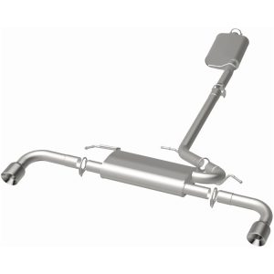 Bre Exhaust Exhaust System Kit, Direct-Fit Exhaust Series Cat-Back System, Aluminized Steel, With Muffler, 2-1/2 Inch Pipe Diameter – 106-0447