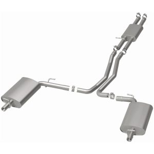Bre Exhaust Exhaust System Kit, Direct-Fit Exhaust Series Cat-Back System, Aluminized Steel, With Mufflers, 2-1/4 Inch Pipe Diameter – 106-0957