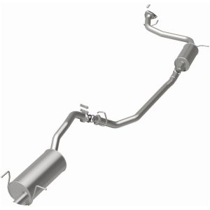 Bre Exhaust Exhaust System Kit, Direct-Fit Exhaust Series Cat-Back System, Aluminized Steel, With Mufflers, 2 Inch Pipe Diameter – 106-1001