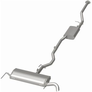 Bre Exhaust Exhaust System Kit, Direct-Fit Exhaust Series Cat-Back System, Aluminized Steel, With Mufflers, 2-1/4 Inch Pipe Diameter – 106-1012