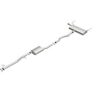 Bre Exhaust Exhaust System Kit, Direct-Fit Exhaust Series Cat-Back System, Aluminized Steel, With Mufflers, 2-1/4 Inch Pipe Diameter – 106-1012