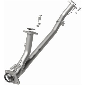Bre Exhaust Exhaust Pipe, 2 Inch Outside Diameter, Stainless Steel, With Hardware/ Gasket/ Clamps/ Oxygen Sensor Port – 107-0404