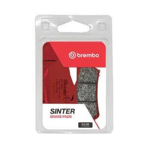 Brembo Brake Pad, Prime Line, Sintered Compound, Set of 2, 94 Millimeter Width X 36.5 Millimeter Height X 7.6 Millimeter Thickness – 07BB04SA