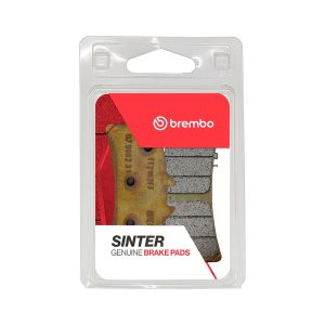 Brembo Brake Pad, Prime Line, Sintered Compound, Set of 2, 102.2 Millimeter Width X 42 Millimeter Height X 7.7 Millimeter Thickness – 07BB3759