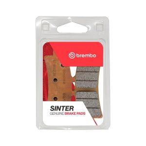 Brembo Brake Pad, Prime Line, Sintered Compound, Set of 2, 102.2 Millimeter Width X 42 Millimeter Height X 7.7 Millimeter Thickness – 07BB3792