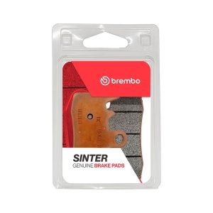 Brembo Brake Pad, Prime Line, Sintered Compound, Set of 2, 85 Millimeter Width X 50.8 Millimeter Height X 8 Millimeter Thickness – 07BB3884