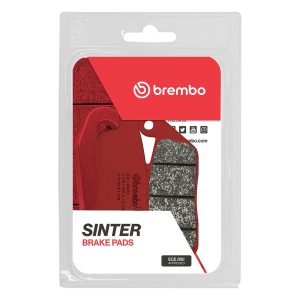 Brembo Brake Pad, Prime Line, Sintered Compound, Set of 2, 102.1 Millimeter Width X 38.9 Millimeter Height X 9.6 Millimeter Thickness – 07HO41SA