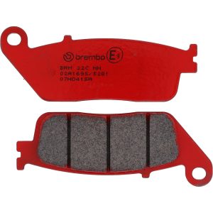Brembo Brake Pad, Prime Line, Sintered Compound, Set of 2, 102.1 Millimeter Width X 38.9 Millimeter Height X 9.6 Millimeter Thickness – 07HO41SA