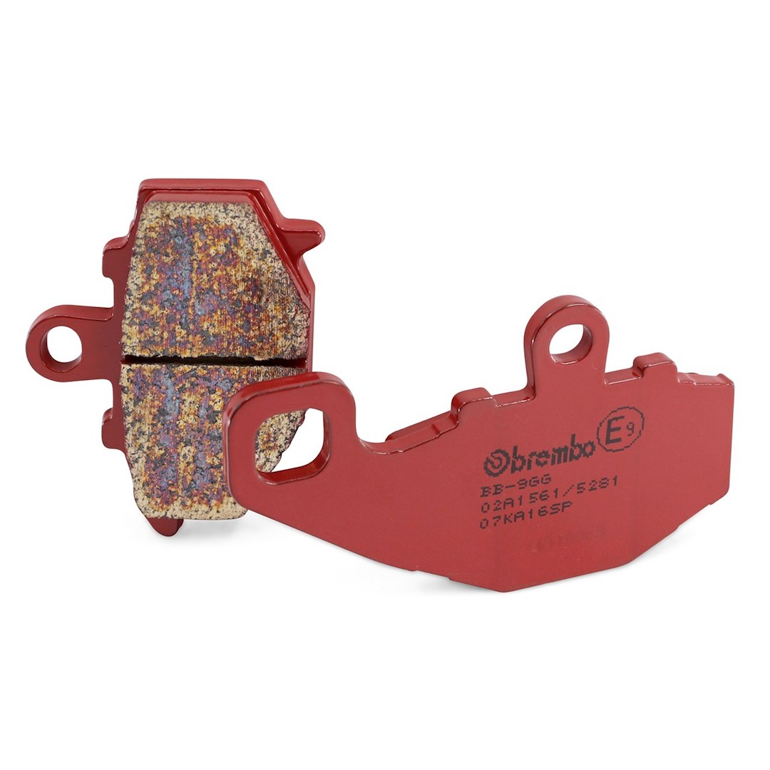 Brembo Brake Pad, Prime Line, Sintered Compound, Set of 2, 68 Millimeter Width X 52.6 Millimeter Height X 8.9 Millimeter Thickness – 07KA16SP
