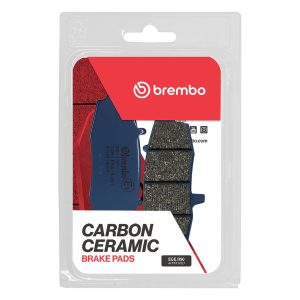 Brembo Brake Pad, Prime Line, Carbon Ceramic, Set of 2, 109.15 Millimeter Width X 44.5 Millimeter Height X 8.3 Millimeter Thickness – 07KA1807