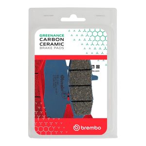 Brembo Brake Pad, Prime Line, Carbon Ceramic, Set of 2, 109.15 Millimeter Width X 44.5 Millimeter Height X 8.3 Millimeter Thickness – 07KA1907