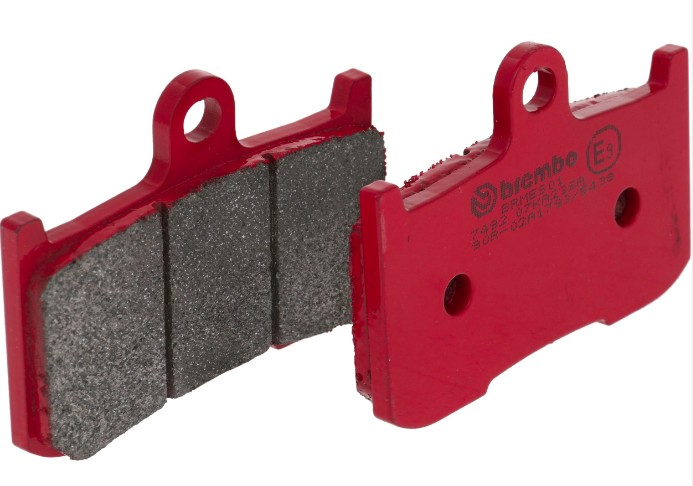 Brembo Brake Pad, Prime Line, Sintered Compound, Set of 2, 69.2 Millimeter Width X 49.5 Millimeter Height X 7 Millimeter Thickness – 07KA23SA