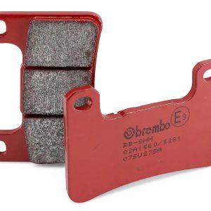 Brembo Brake Pad, Prime Line, Sintered Compound, Set of 2, 71.1 Millimeter Width X 49.9 Millimeter Height X 8 Millimeter Thickness – 07SU27SA