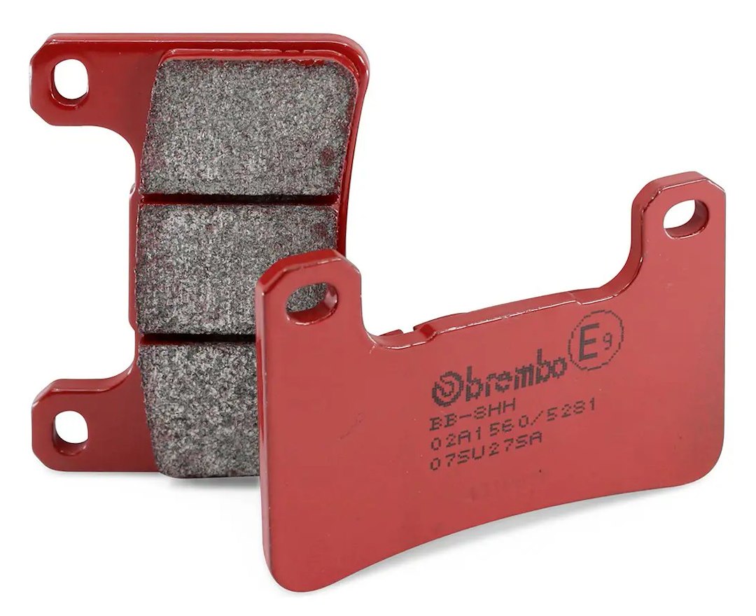 Brembo Brake Pad, Prime Line, Sintered Compound, Set of 2, 71.1 Millimeter Width X 49.9 Millimeter Height X 8 Millimeter Thickness – 07SU27SA