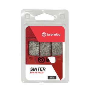 Brembo Brake Pad, Prime Line, Sintered Compound, Set of 2, 71.1 Millimeter Width X 49.9 Millimeter Height X 8 Millimeter Thickness – 07SU27SA