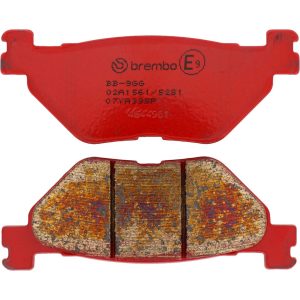 Brembo Brake Pad, Prime Line, Sintered Compound, Set of 2, 99.6 Millimeter Width X 38.2 Millimeter Height X 9.5 Millimeter Thickness – 07YA39SP