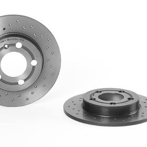 Brembo Brake Rotor, Xtra, Solid Cross Drilled, One Piece Design, Wheel Bolt Pattern 5 X 100 Millimeter – 0891481XC02