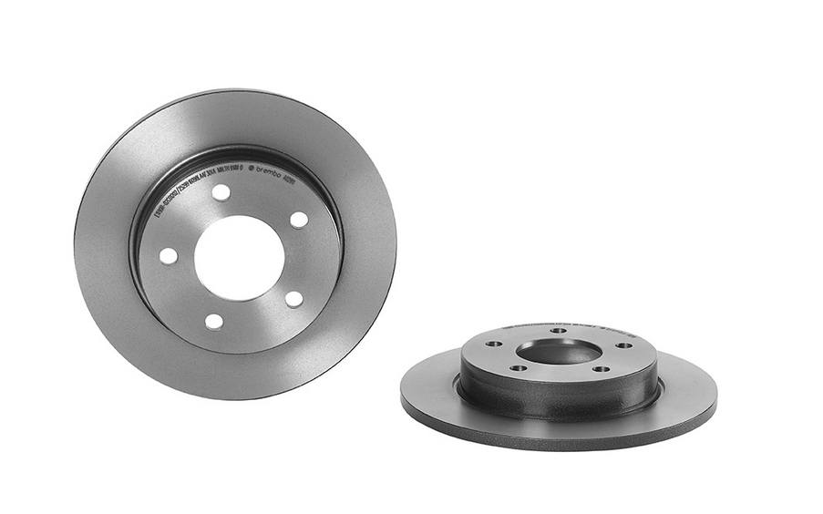 Brembo Brake Rotor, Solid, One Piece Design, Wheel Bolt Pattern 5 X 114.3 Millimeter – 08A02911C02