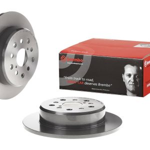 Brembo Brake Rotor, Solid, One Piece Design, Wheel Bolt Pattern 5 X 114.3 Millimeter – 08A03811C02