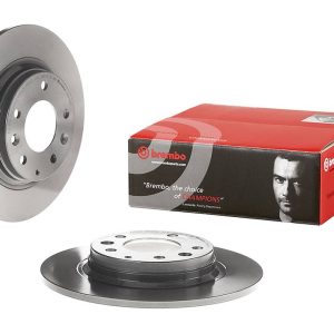 Brembo Brake Rotor, Solid, One Piece Design, Wheel Bolt Pattern 5 X 114.3 Millimeter – 08A11211C02