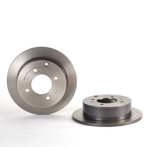 Brembo Brake Rotor, Solid, One Piece Design, Wheel Bolt Pattern 4 X 114.3 Millimeter – 08A11411C02