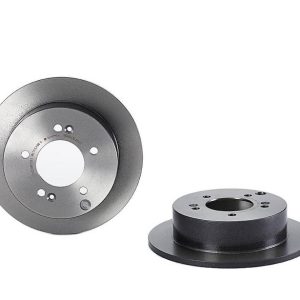 Brembo Brake Rotor, Solid, One Piece Design, Wheel Bolt Pattern 5 X 114.3 Millimeter – 08A11421C02