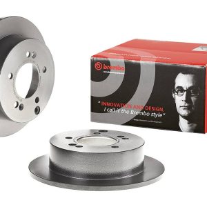 Brembo Brake Rotor, Solid, One Piece Design, Wheel Bolt Pattern 5 X 114.3 Millimeter – 08A11421C02