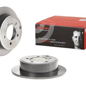 Brembo Brake Rotor, Solid, One Piece Design, Wheel Bolt Pattern 5 X 114.3 Millimeter – 08A11431C02