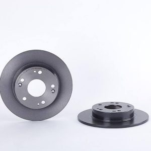 Brembo Brake Rotor, Solid, One Piece Design, Wheel Bolt Pattern 5 X 114.3 Millimeter – 08A14711C02