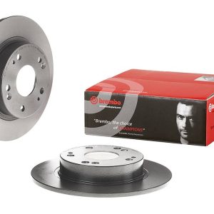 Brembo Brake Rotor, Solid, One Piece Design, Wheel Bolt Pattern 5 X 114.3 Millimeter – 08A14711C02