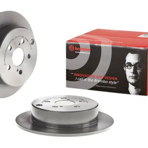 Brembo Brake Rotor, Solid, One Piece Design, Wheel Bolt Pattern 5 X 100 Millimeter – 08A27321C02