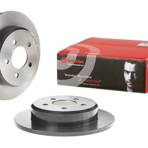 Brembo Brake Rotor, Solid, One Piece Design, Wheel Bolt Pattern 5 X 114.3 Millimeter – 08A35111C02
