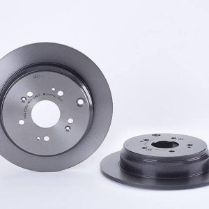 Brembo Brake Rotor, Solid, One Piece Design, Wheel Bolt Pattern 5 X 114.3 Millimeter – 08A35511C02