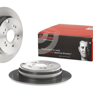 Brembo Brake Rotor, Solid, One Piece Design, Wheel Bolt Pattern 5 X 114.3 Millimeter – 08A35511C02