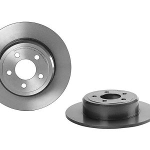 Brembo Brake Rotor, Solid, One Piece Design, Wheel Bolt Pattern 5 X 115 Millimeter – 08A40311C02