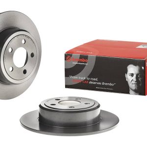 Brembo Brake Rotor, Solid, One Piece Design, Wheel Bolt Pattern 5 X 115 Millimeter – 08A40311C02