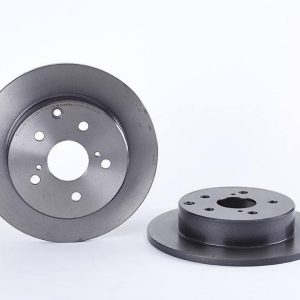 Brembo Brake Rotor, Solid, One Piece Design, Wheel Bolt Pattern 5 X 114.3 Millimeter – 08A42911C02