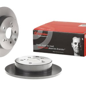 Brembo Brake Rotor, Solid, One Piece Design, Wheel Bolt Pattern 5 X 114.3 Millimeter – 08A42911C02