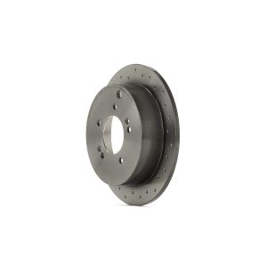 Brembo Brake Rotor, Xtra, Solid Cross Drilled, One Piece Design, Wheel Bolt Pattern 5 X 114.3 Millimeter – 08A4461XC02
