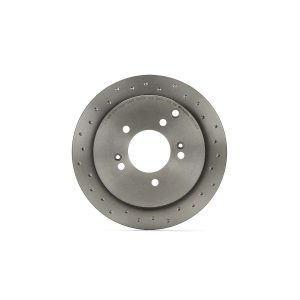 Brembo Brake Rotor, Xtra, Solid Cross Drilled, One Piece Design, Wheel Bolt Pattern 5 X 114.3 Millimeter – 08A4461XC02