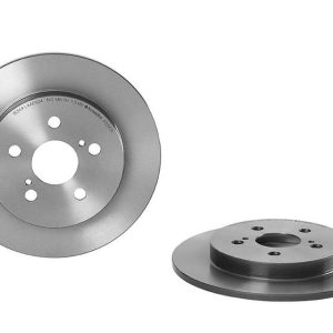 Brembo Brake Rotor, Solid, One Piece Design, Wheel Bolt Pattern 5 X 100 Millimeter – 08A53431C02