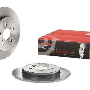 Brembo Brake Rotor, Solid, One Piece Design, Wheel Bolt Pattern 5 X 100 Millimeter – 08A53431C02