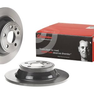 Brembo Brake Rotor, Solid, One Piece Design, Wheel Bolt Pattern 5 X 108 Millimeter – 08A53611C02