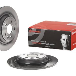 Brembo Brake Rotor, Solid, One Piece Design, Wheel Bolt Pattern 5 X 107.95 Millimeter – 08A53711C02